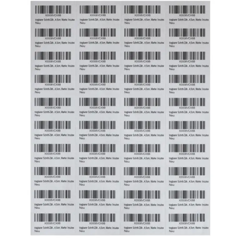 Amazon FBA Labels / FNSKU Labels for single or multiple product lines (A4 sheets)