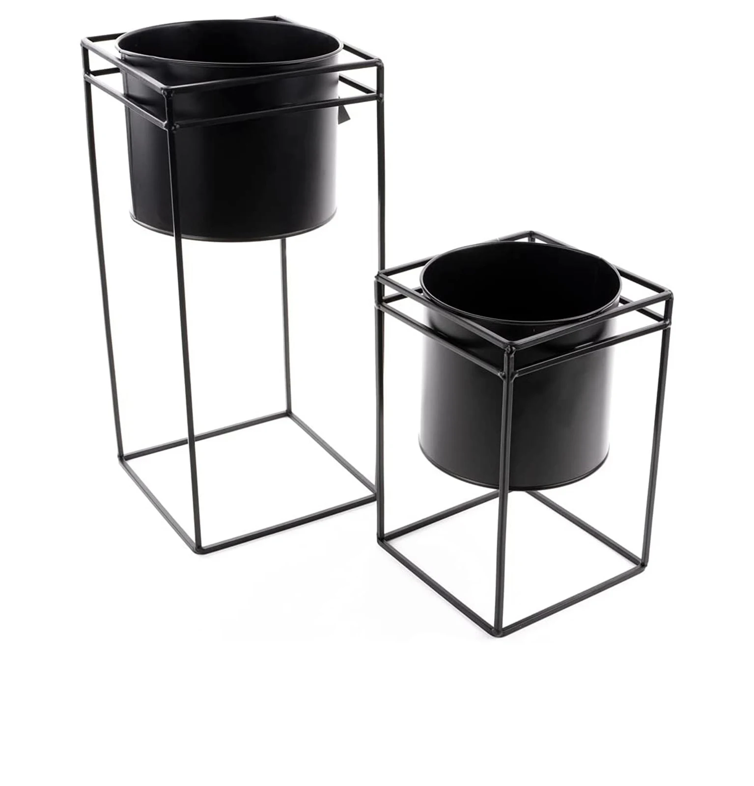 Mayco Home Garden Wrought Iron Metal Mid Century 3 Tier Plant Stand