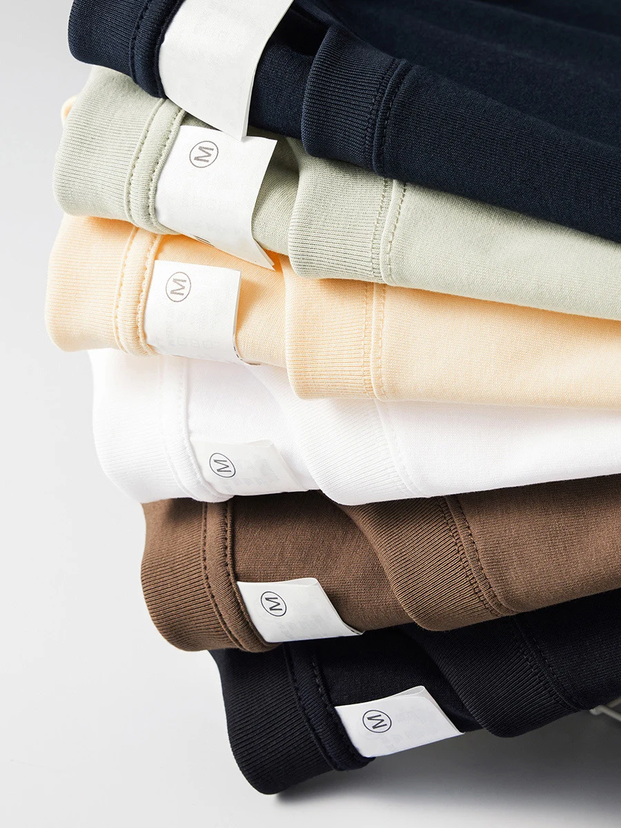 bulk plain t shirt unisex screen print tee oversized boxy drop shoulder tshirt heavyweight cotton tshirt