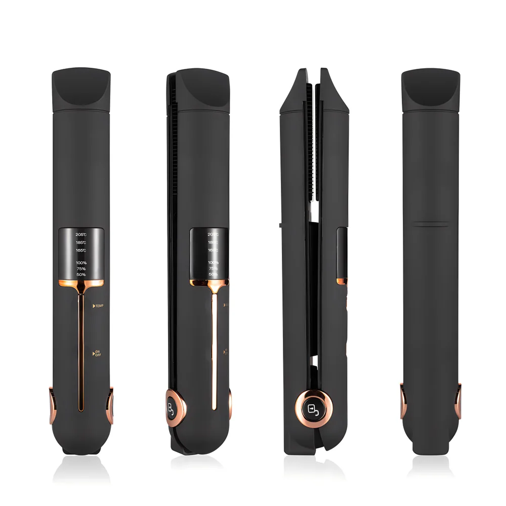 Rechargeable Mini Flat Iron Wireless USB Cordless Hair Straightener