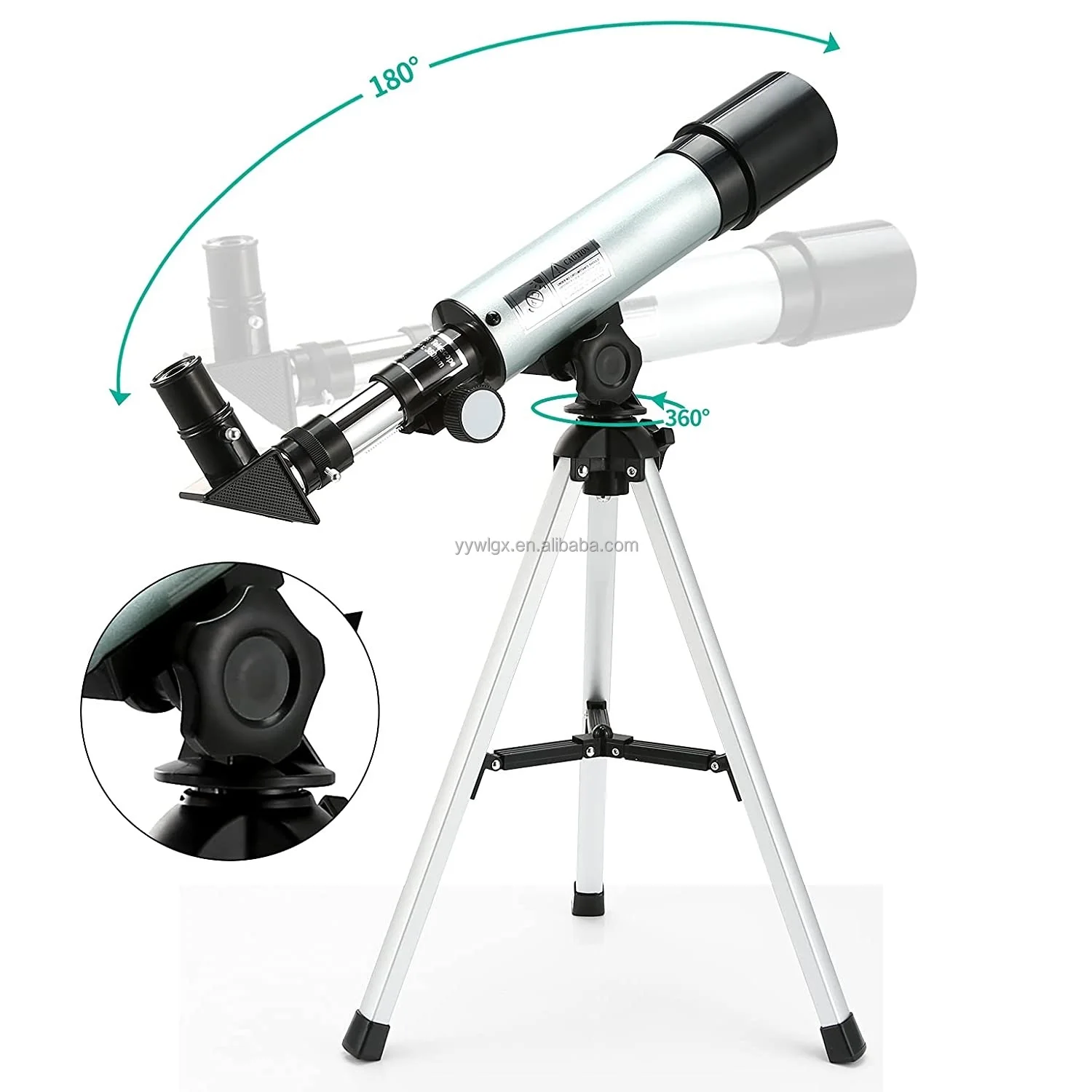 F36050m Optical Instruments 1.5x Erector children Telescpo Telescope Astronomical For Sale