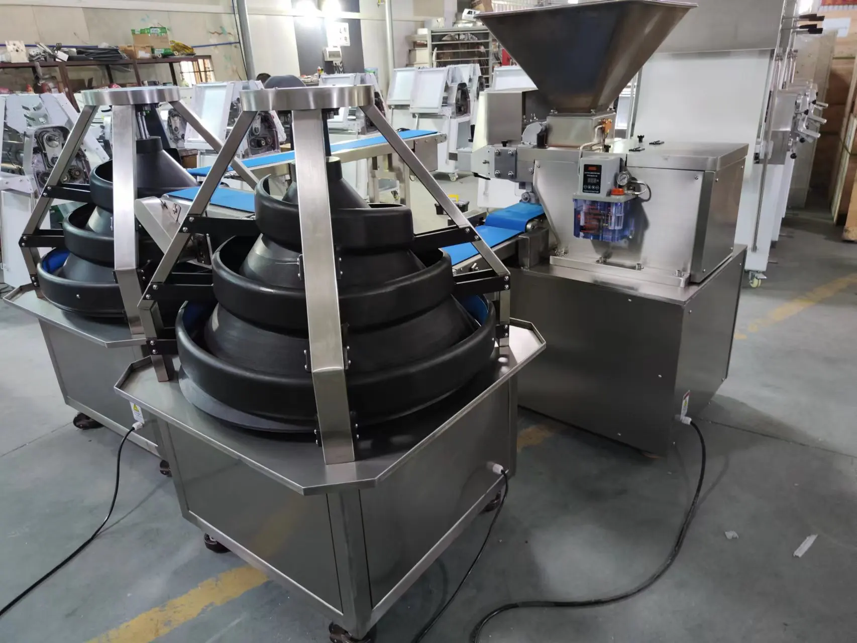 Automatic Continuous Cutter and Rounder Machine Dough divider machine Ideal for Large-Scale Food Manufacturing