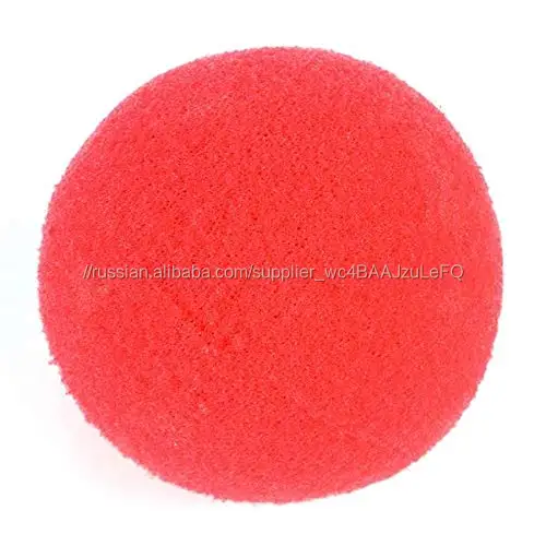 Дни рождения, цирк, Танцевальная вечеринка меньшего размера 4 см Красный Пенопласт нос