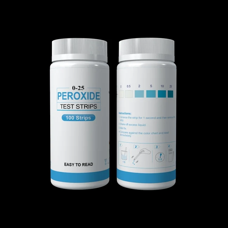 0-100Mg/L hydrogen peroxide test strips h2o2 test kit