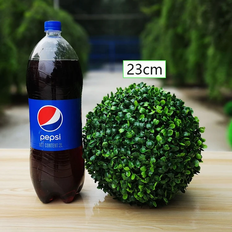 topiary plastic milan round ball plant green grass ball plant  for decoration