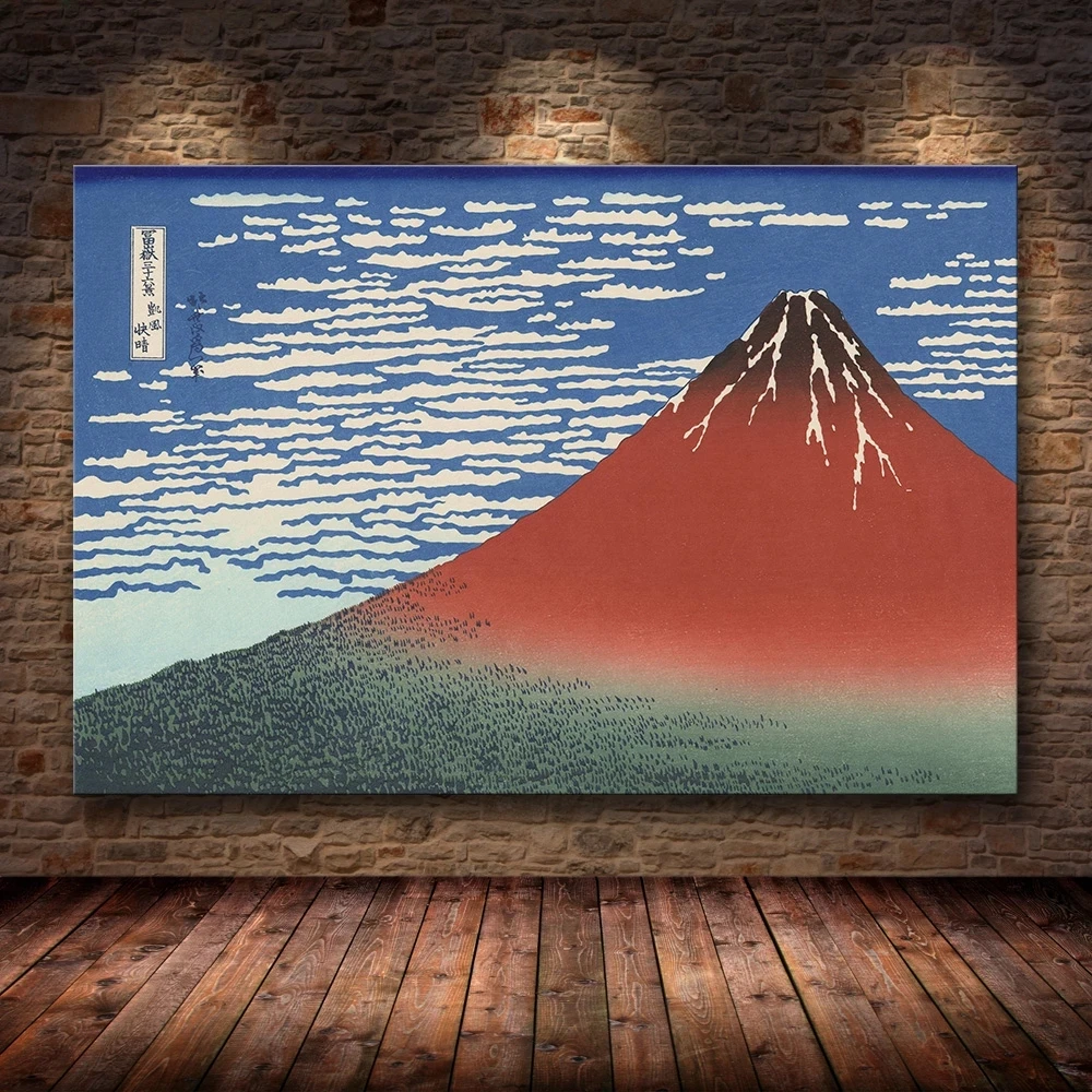  Katsushika Hokusai Great Wave Off Kanagawa Холст Плакаты художественная роспись декоративные картины украшение