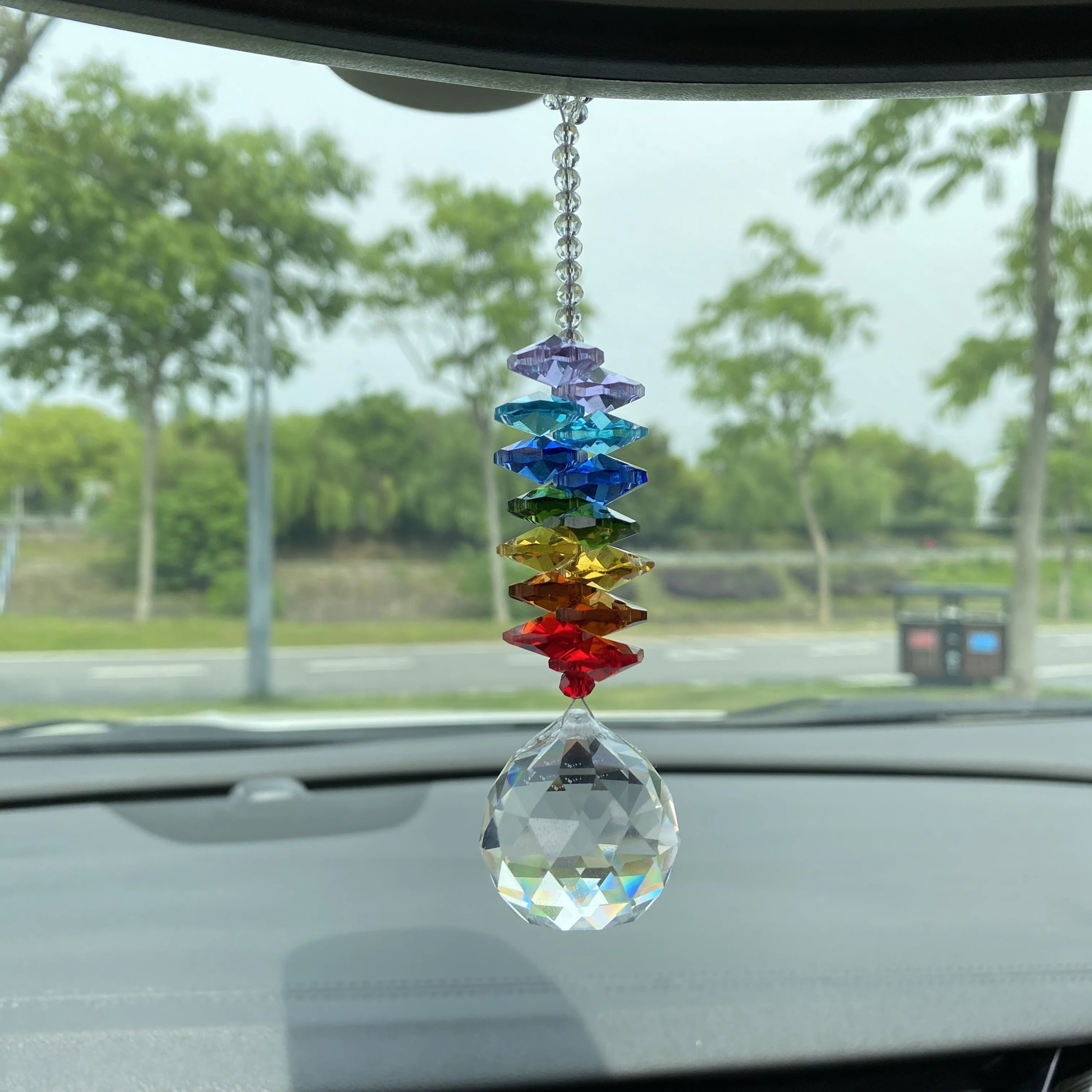 
Amazon Best sellerWindow decor hanging K9 Crystal Rainbow Maker Suncatcher Prism 