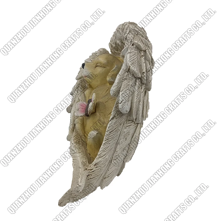 Polyresin figurines garden sleep animal decoration abstract resin mold animals sculptures