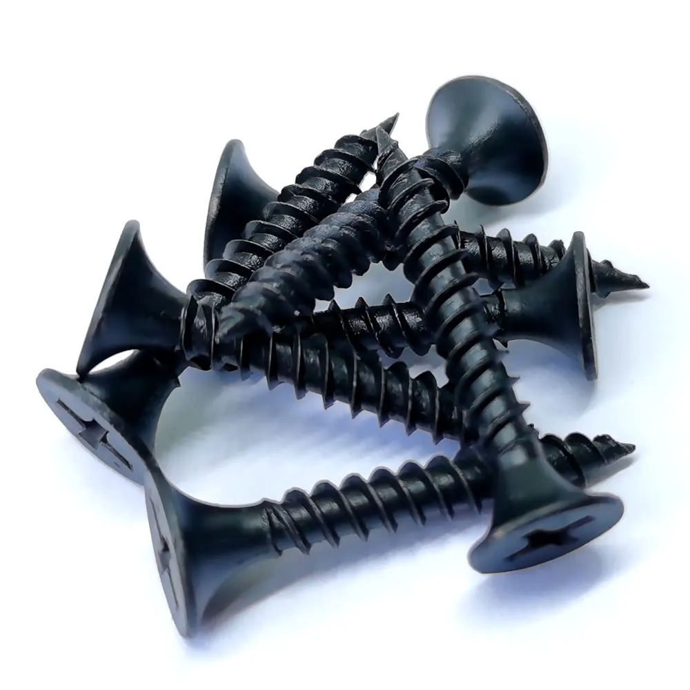 Drywall Cabeza Trompeta De Aglomerado Mdf Crs Con Black Tornillo Autorroscante Para Chapa