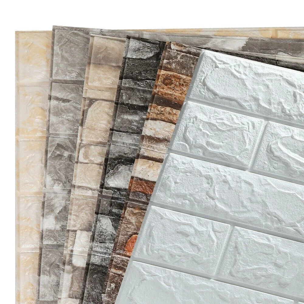 Best Selling Foam Interior Decoration 3D Material Mural Wallpaper Bricks Wall Stickers