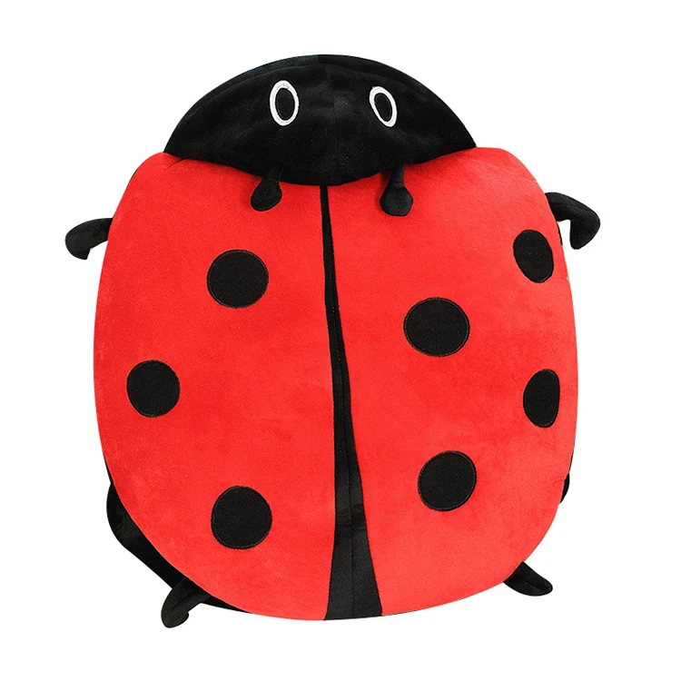 Cute Animal Shape Soft Plush Ladybug Kids Toy