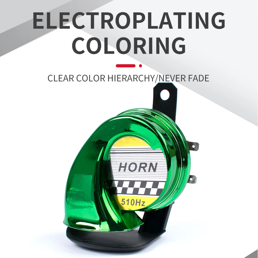 Auto Waterproof Snail tweeter 12v 510Hz Electric Super loud anti-interference  Car motorcycle speaker horn