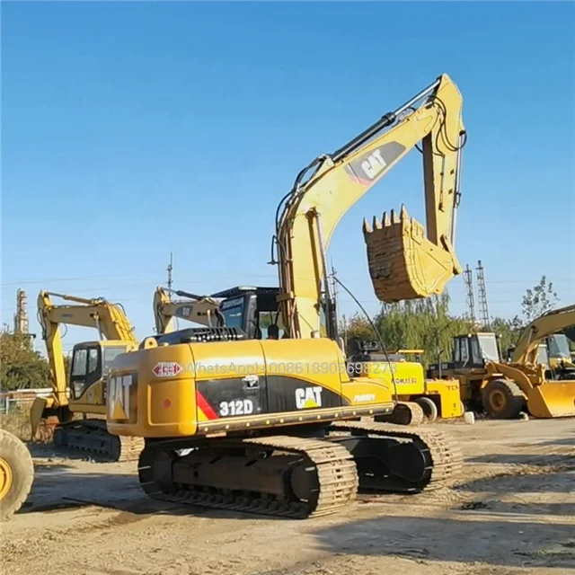 CAT 312 D Caterpillar Used Excavator Crawler Excavator Second Hand Japan Engine CAT 312D