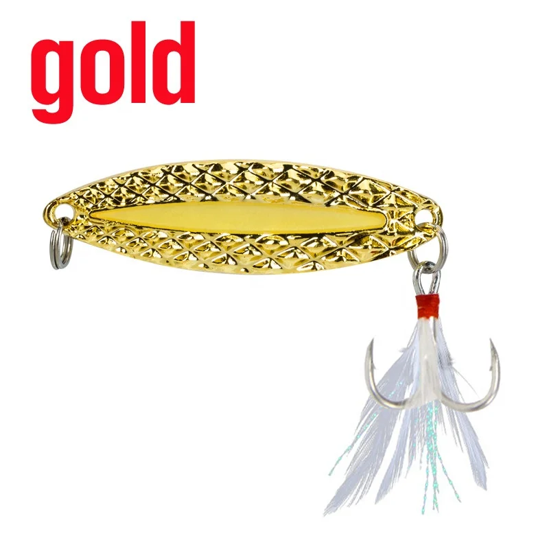 New Design 5g 7g 10g 15g 20g Glow In Dark Leech Luminous Metal Spoon Fishing Metal Spinner Fishing Lure