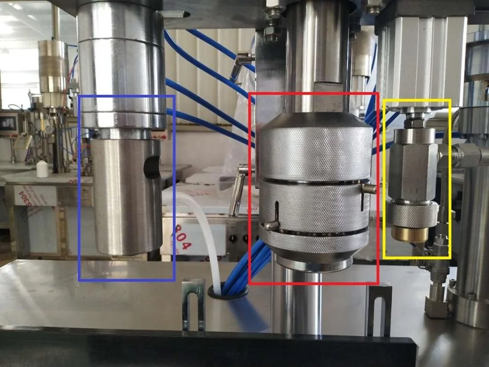 QGBS500 Semiautomatic Insect killer / Insecticide / pesticide / mosquito killer spray Aerosol Can Filling Machine