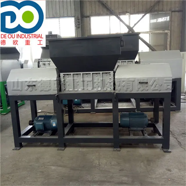 Waste Plastic Crusher Multifunctional Crusher Life Waste Crushing Equipment  Rubber tyre woven bag shredder