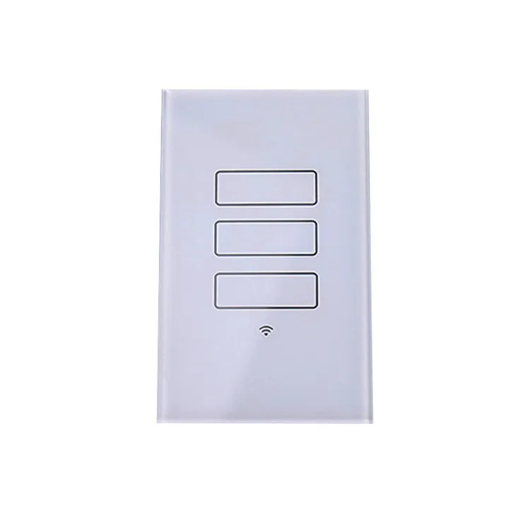 Smart Touch Screen Electrical Lighting Appliance Switch Toughened Glass Panel