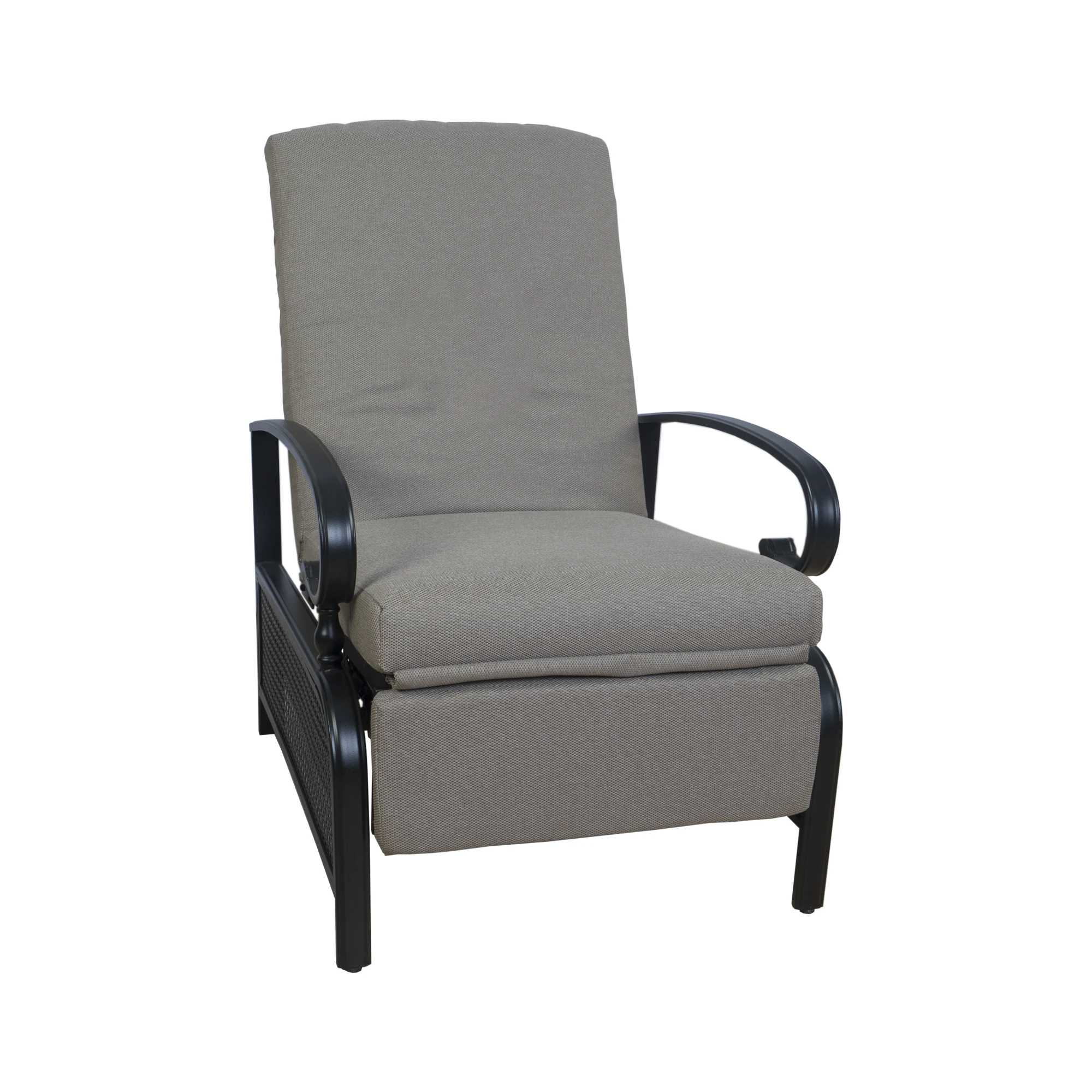 Adjustable Metal Patio Reclining Lounge Chair Outdoor Furniture for Outdoor Patio Hotel and Living Room Use
