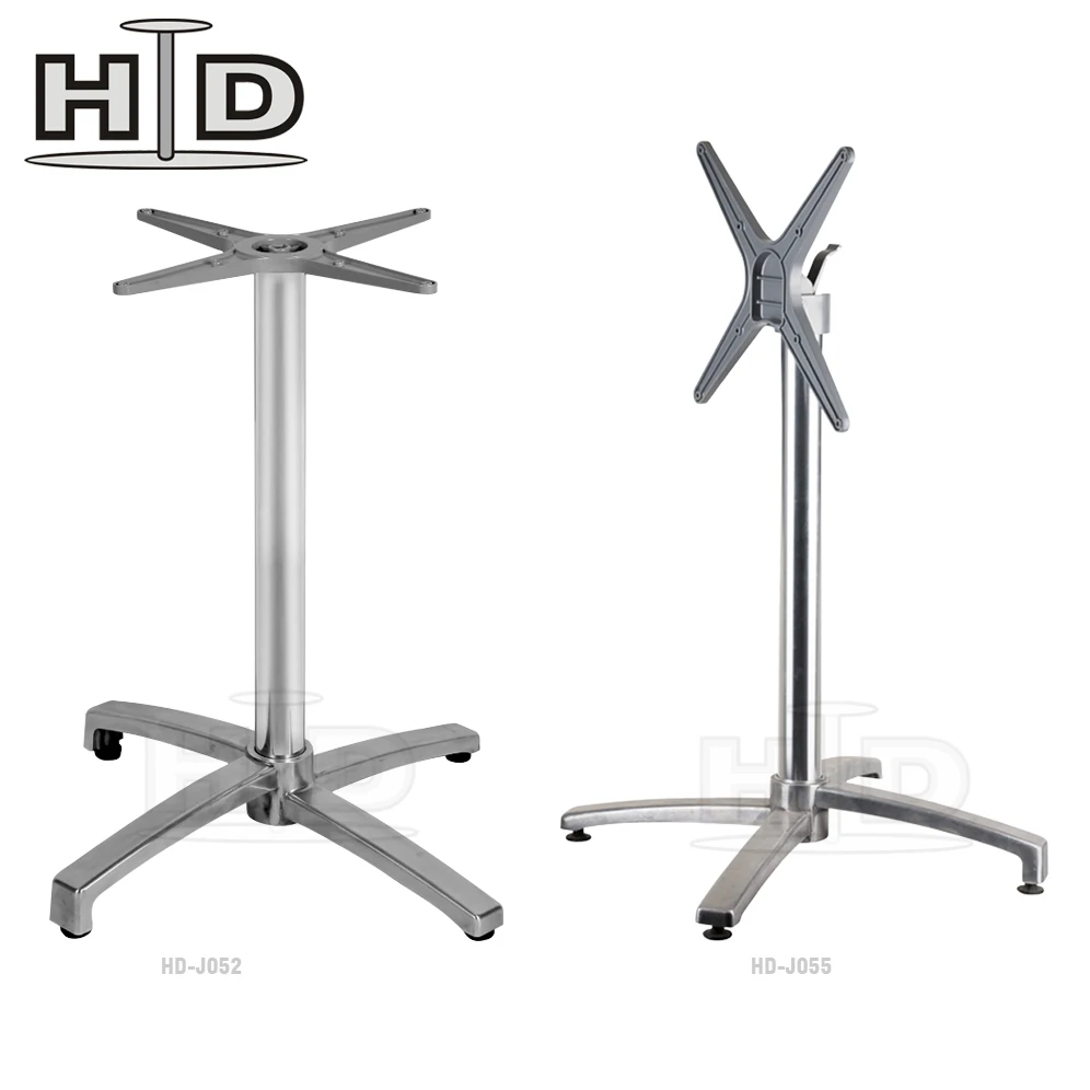 Dinner center industrial high bar unique modern foldable gold aluminum folding table legs