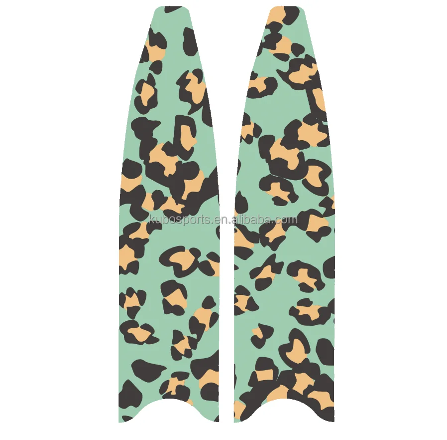 KUBO Custom Carbon Fiber Material Spearfishing Carbon Blade Fins Swimming Fins Diving Fins