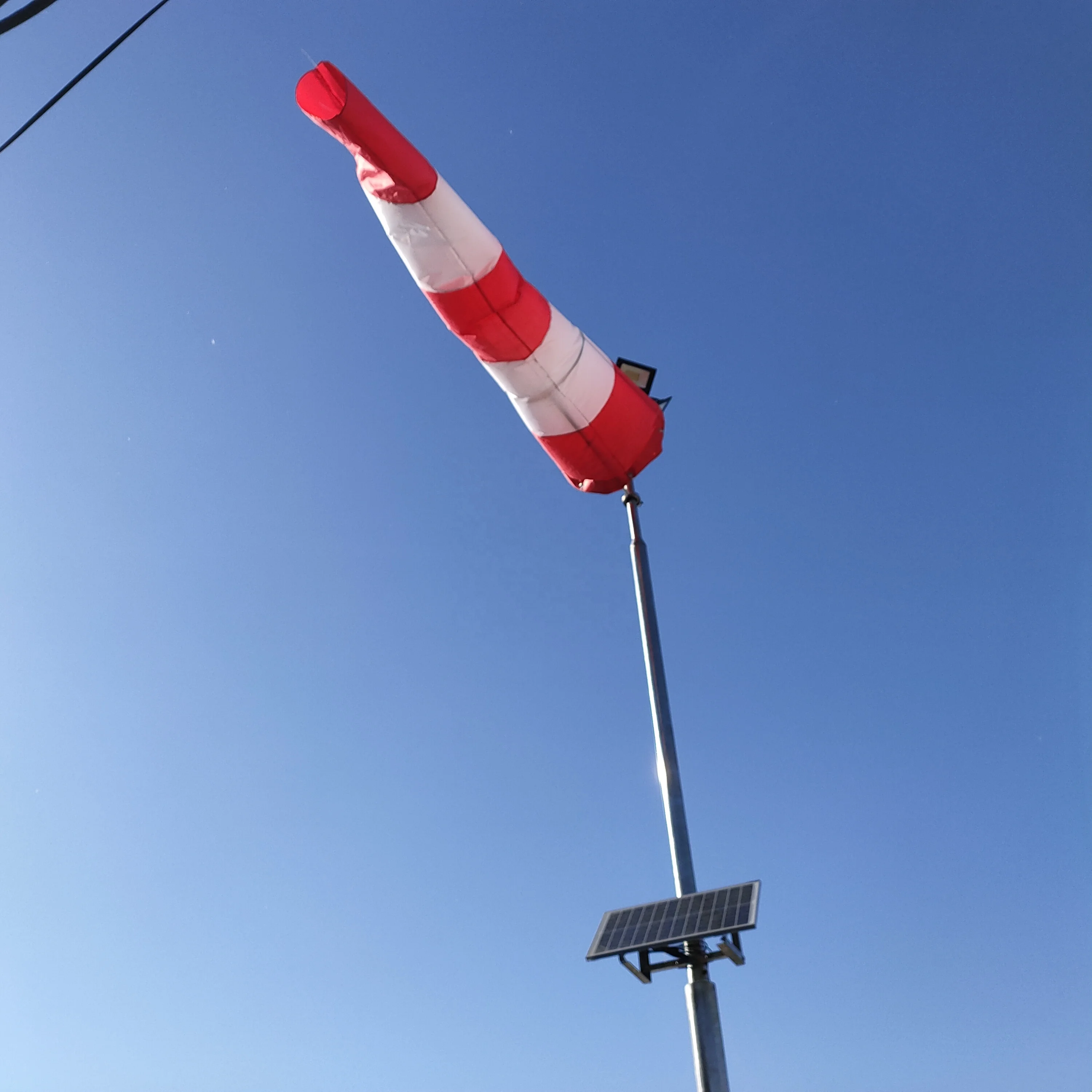 Rip-stop Polyester Measurement Wind Sock Bag Windsock With Reflective Belt windsock frame