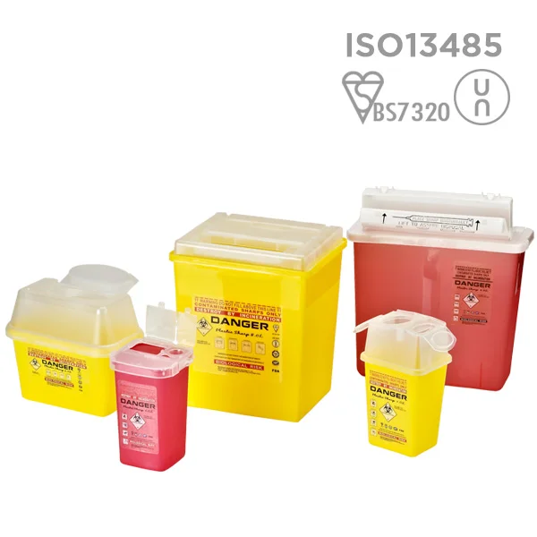 2022 Hospital 5L Sharps Container Disposable Sharp Box Medical Waste Container