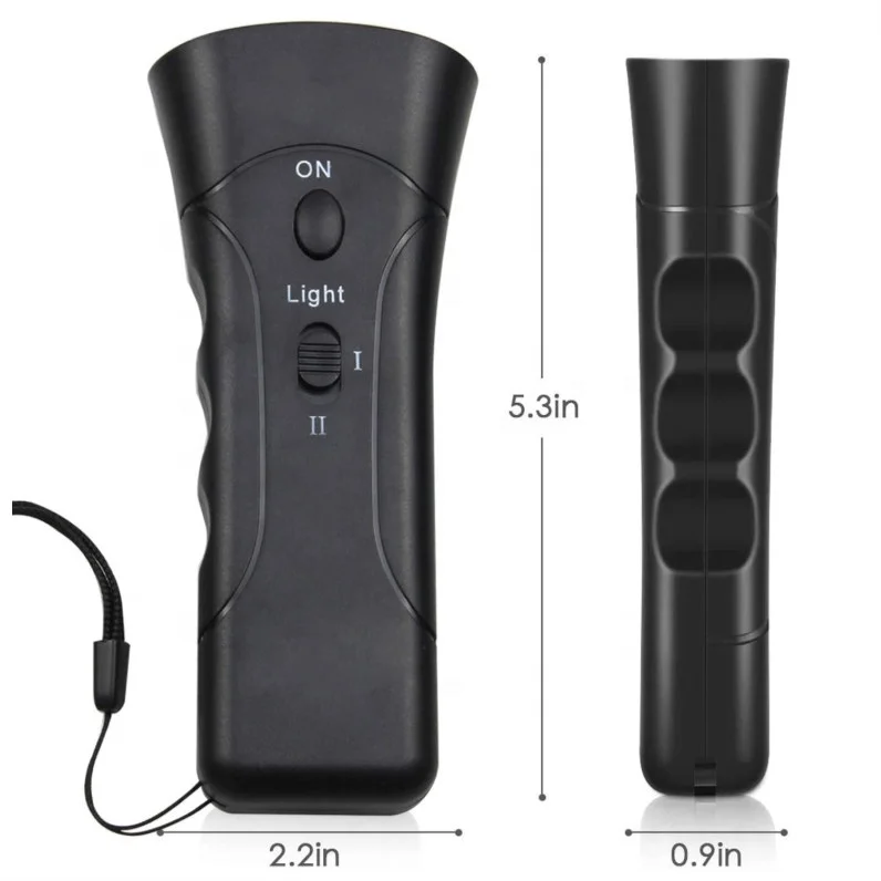 Amazon Top Seller Bark Box Ultrasonic Dog Repellent With Led Dog Training Clickers