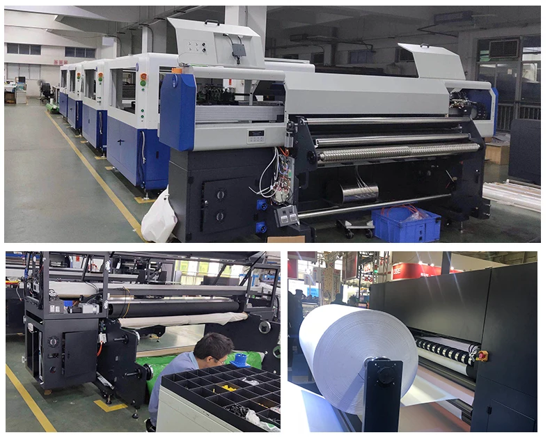 2000mm large format High Speed Industrial Sublimation Printer Textile With I3200 8 Head Industrial Printhead