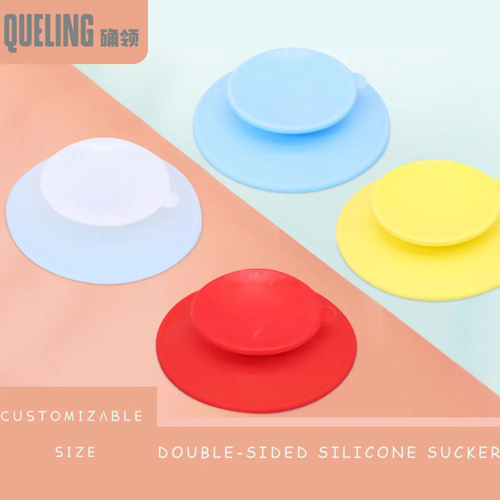 Factory spot magic double-sided suction cup anti-fall bowl silicone suction cup training bowl suction cup