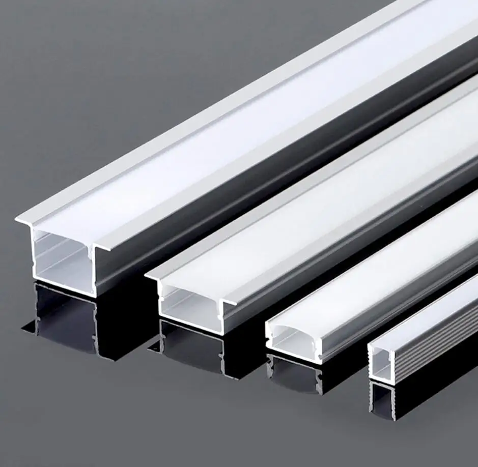 OEM Custom LED Aluminum Profiles channel Extrusion Profile For Strip Lights