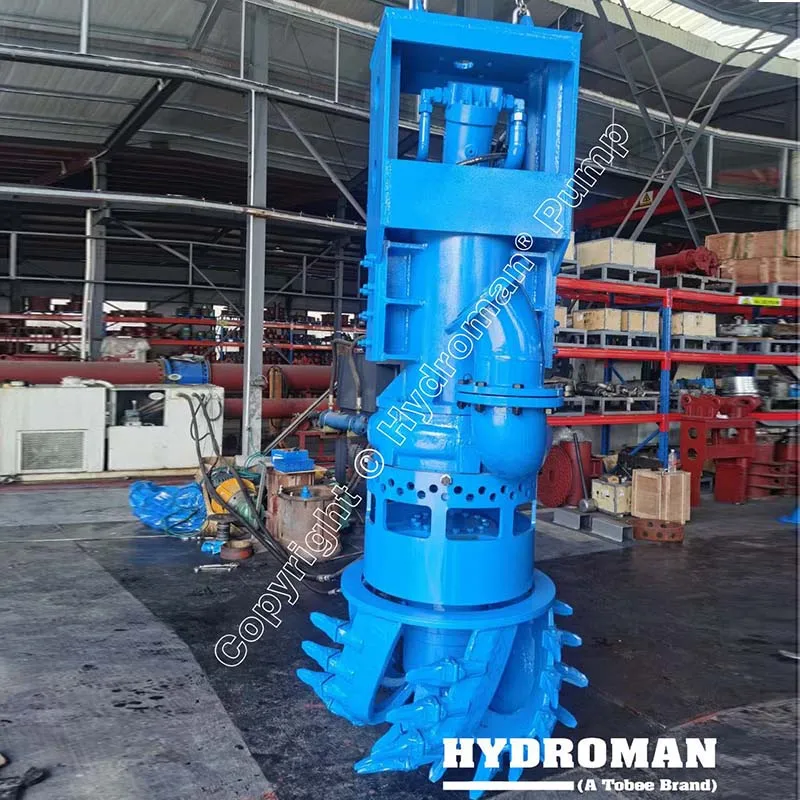 Hydroman Hydraulic Dredge Sand Gravel Pump with Head Cutter