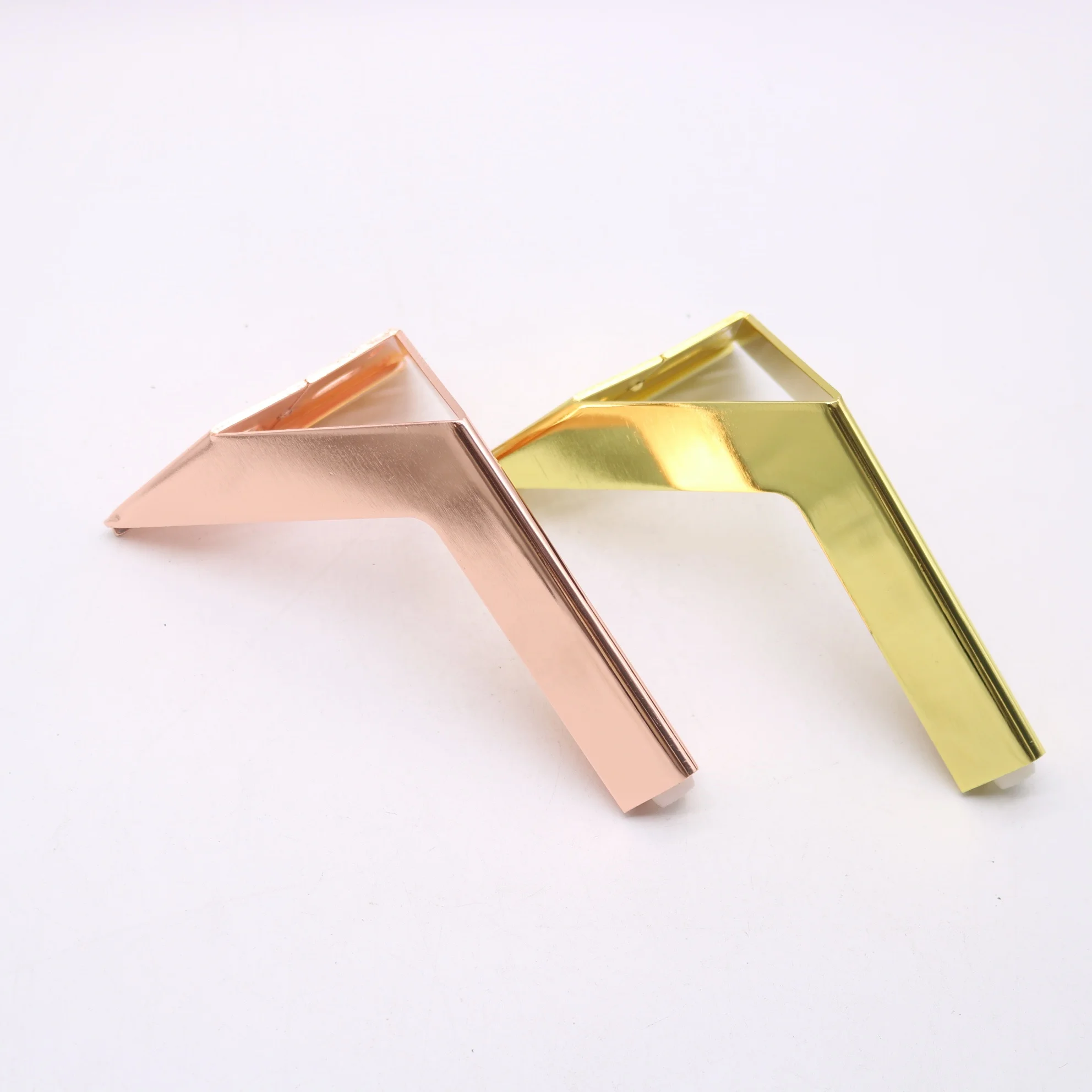 Furniture Accessories Brass Gold Sofa Table Legs Brushed Nickel Metal Sofa Legs Gold Furniture Hardware