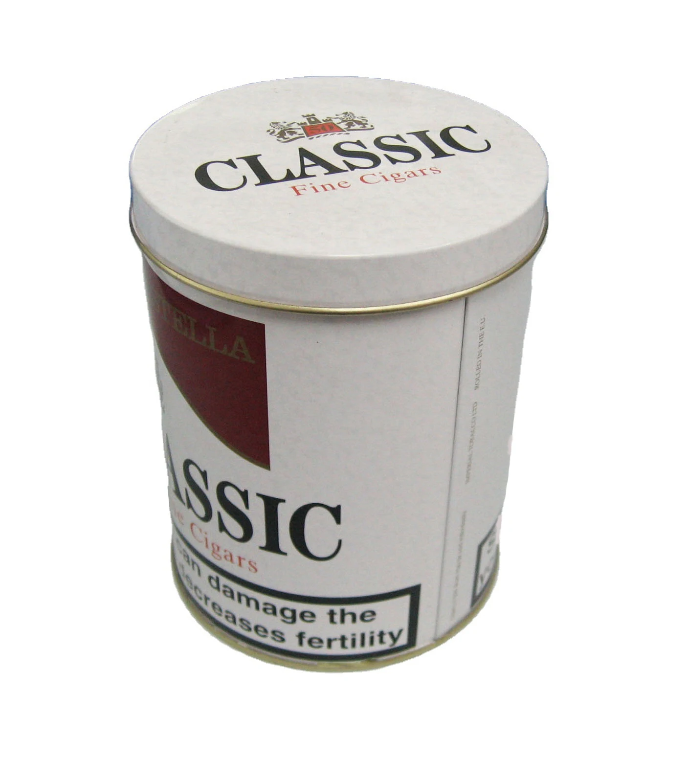 Manufacture Hot Sale Customize Food Safe Slim Metal Cigar Tobacco Cigarette Tin Case Box
