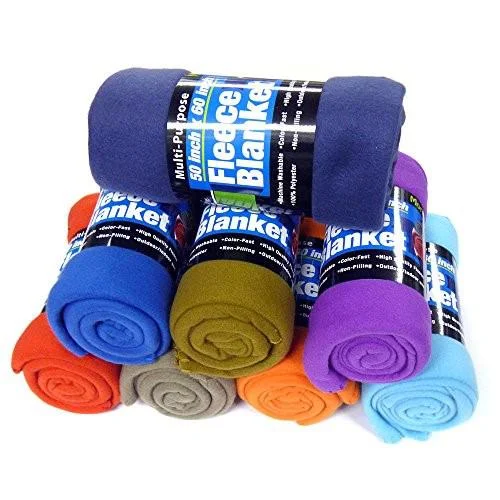 cheap custom wholesale stock solid color super soft polyester polar fleece blanket in roll