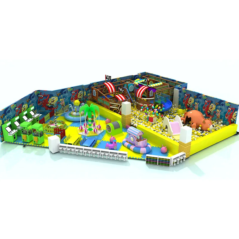 BAIQI Custom Indoor Playground Equipment for Kids Soft Play Theme Park Design