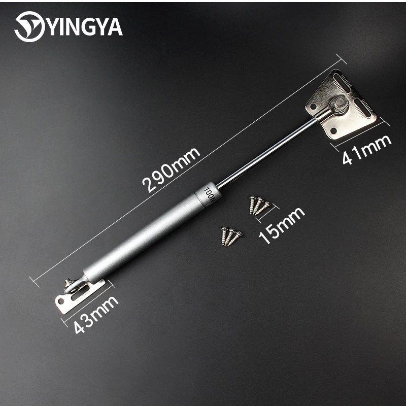 Hydraulic Gas Strut 100N Pneumatic Furniture Cabinet Door Support Lift Stay Hinge for Kitchen Bedroom Dining Laundry