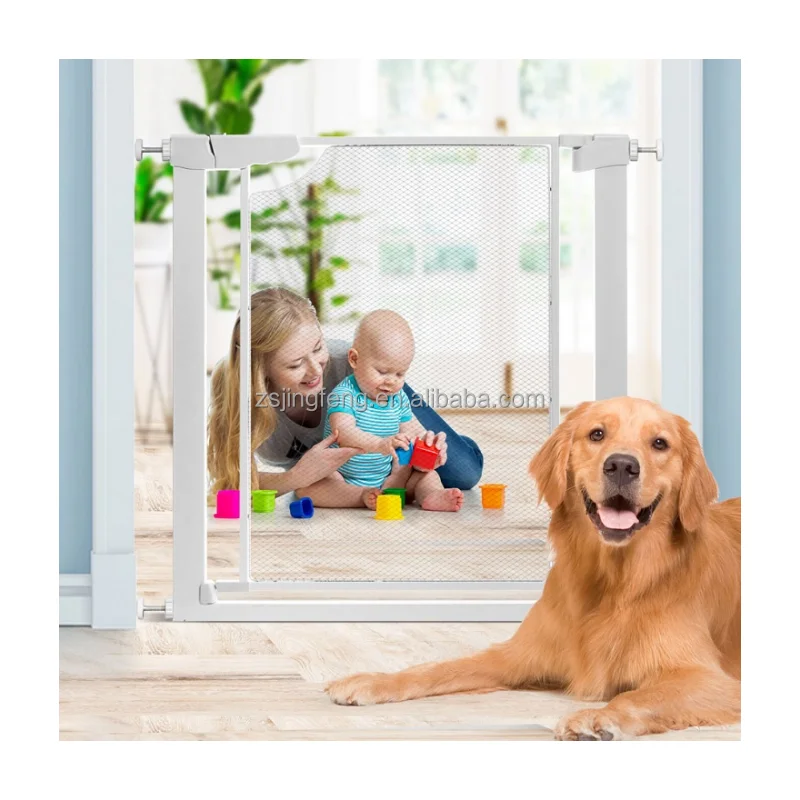 ODM Adjustable Metal Safety Baby Gate High Quality Abs Portable Baby Safety Gate Fence Protection Children Baby Barrier