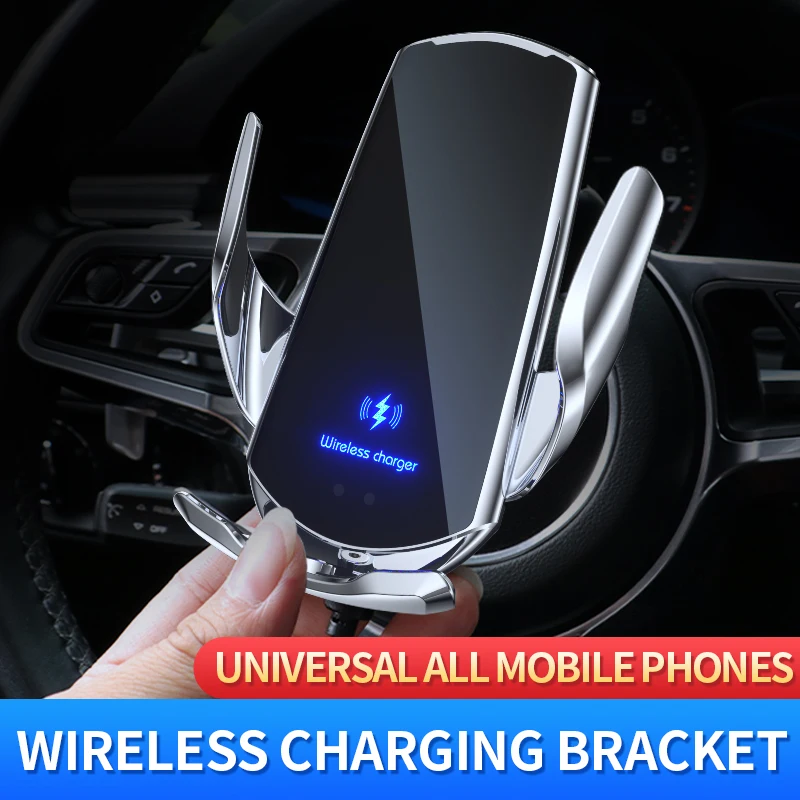  Автоматическая Q3 10W USB с магнитными разъемами для инфракрасный датчик держатель телефона Qi автомобильное беспроводное быстрое зарядное устройство