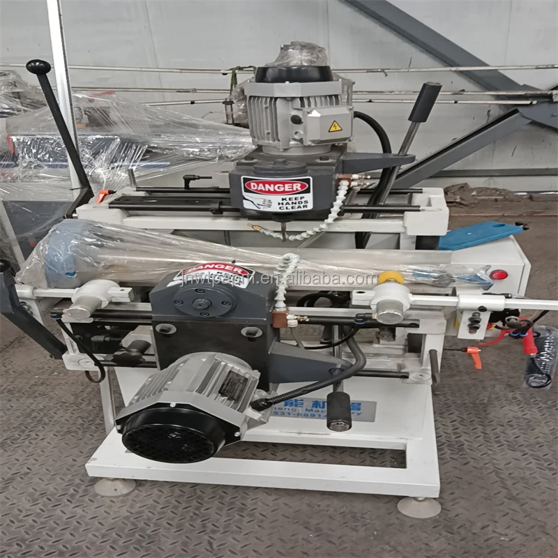 China Made Aluminum Door lock Hole Drilling Equipment Dual-axis Copy Router Hand Milling Machine