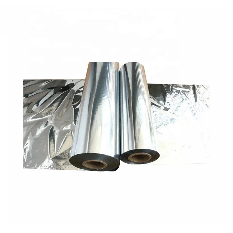 Пищевая упаковка алюминиевая светоотражающая пленка Vmpet Pe Mylar