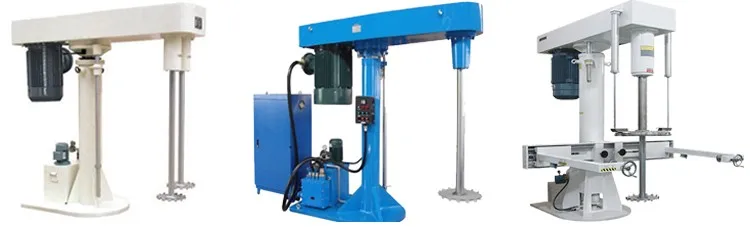 Hydraulic lifting high speed disperser/paint mixing machine/1000kg industrial mixer