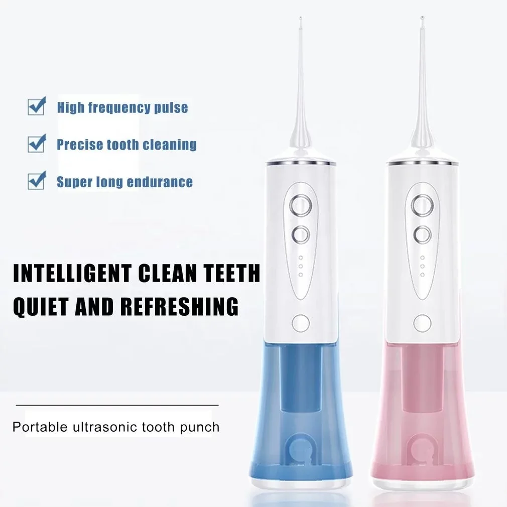CE certified home dental care portable USB rechargeable water floss OEM
