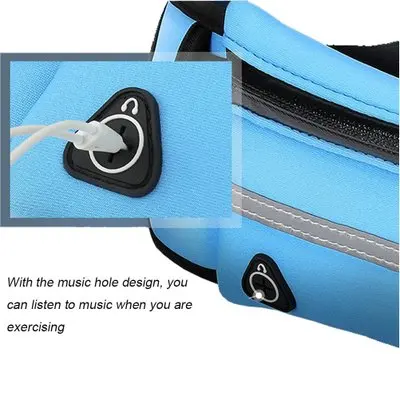 Outdoor Waterproof Hiking Cycling Running Trimmer Belt Fanny Pack Waist Bag