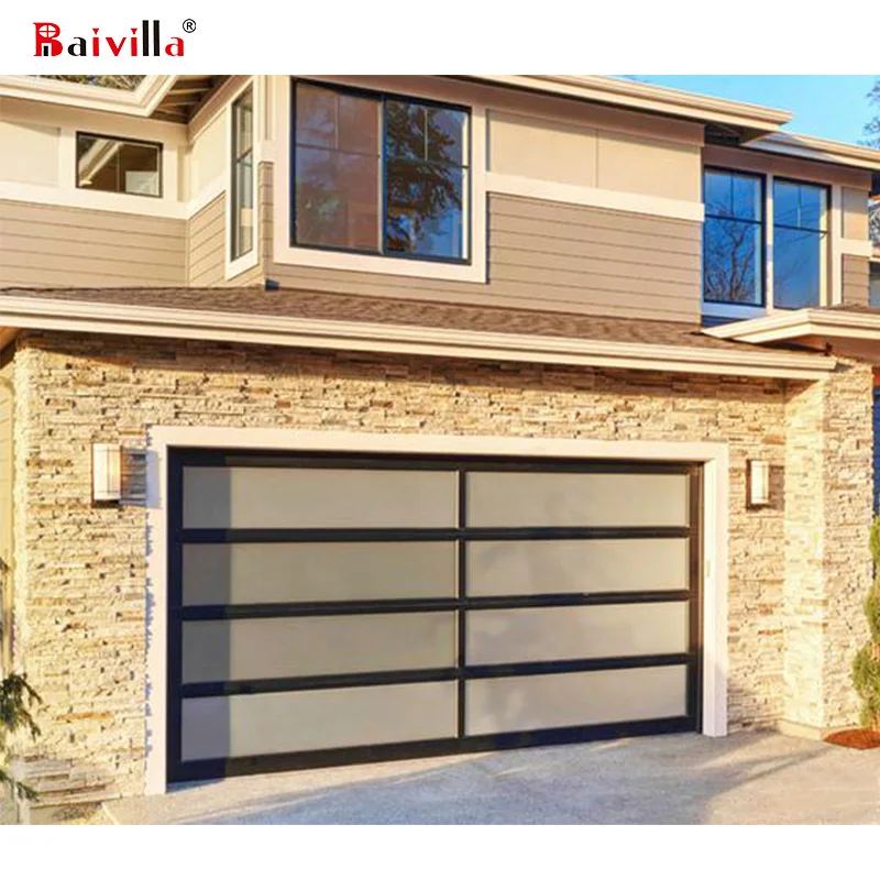 Most Popular best sandwich panel insulated automatic wholesale ectional garage doors gerbang garage