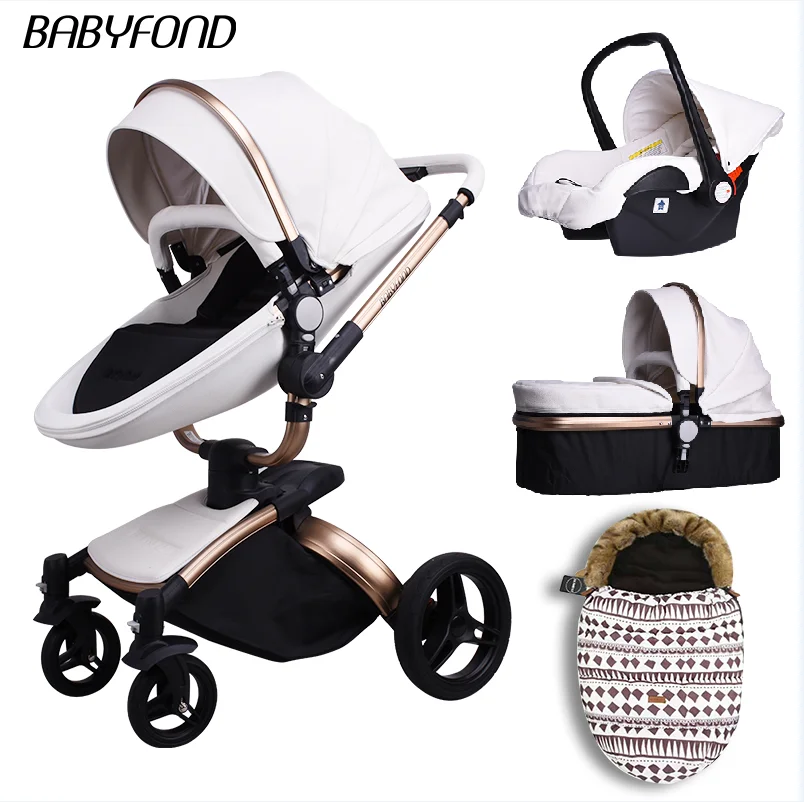 CE Certified High Landscape Travel Folding Yhree-in-one Baby Stroller Supplier Of Luxury Baby Strollers in China