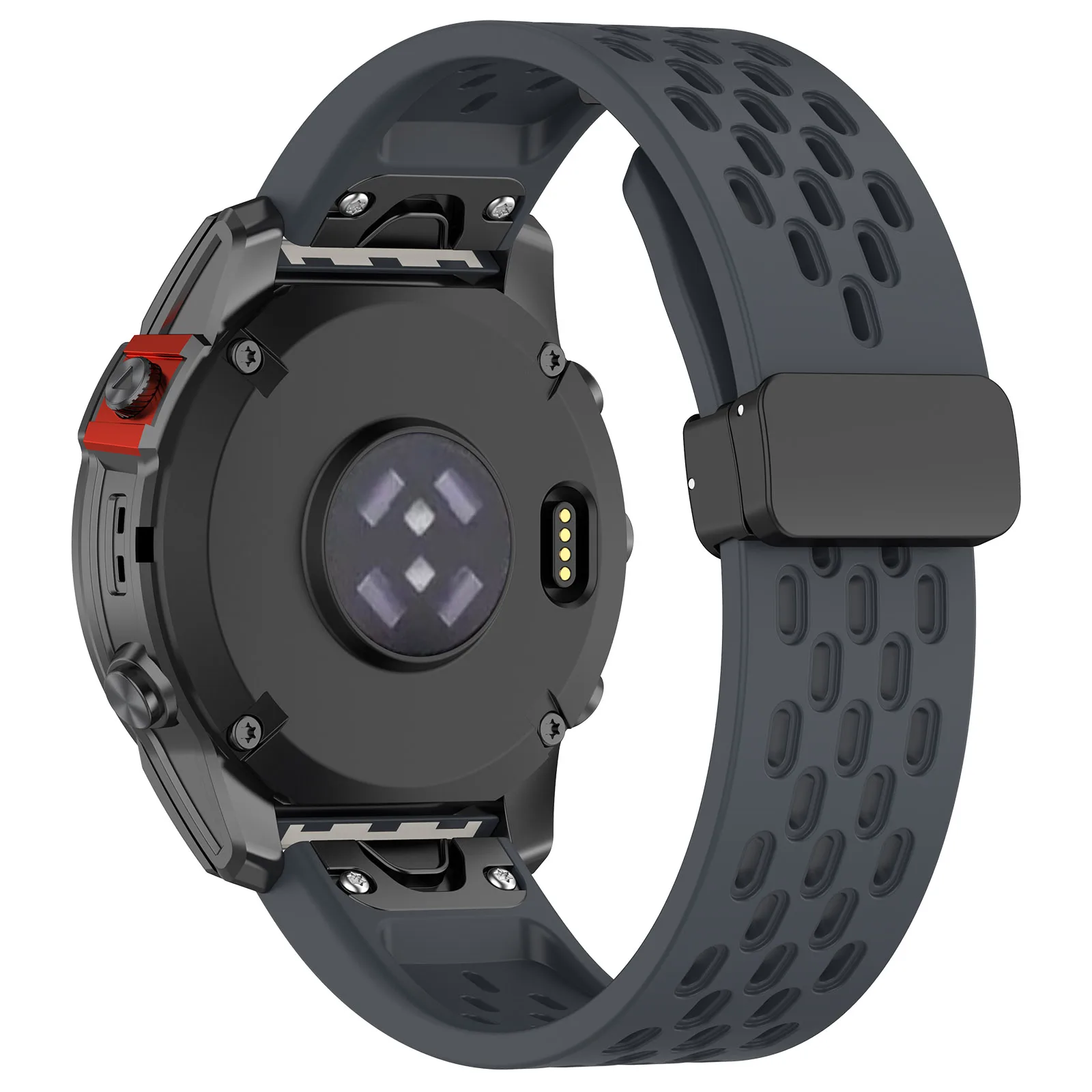 IVANHOE QuickFit 20 мм 22 26 силиконовый магнитный складной ремешок с пряжкой для Garmin Enduro 2 EPIX Gen2 Fenix 7 7X6X Pro часов