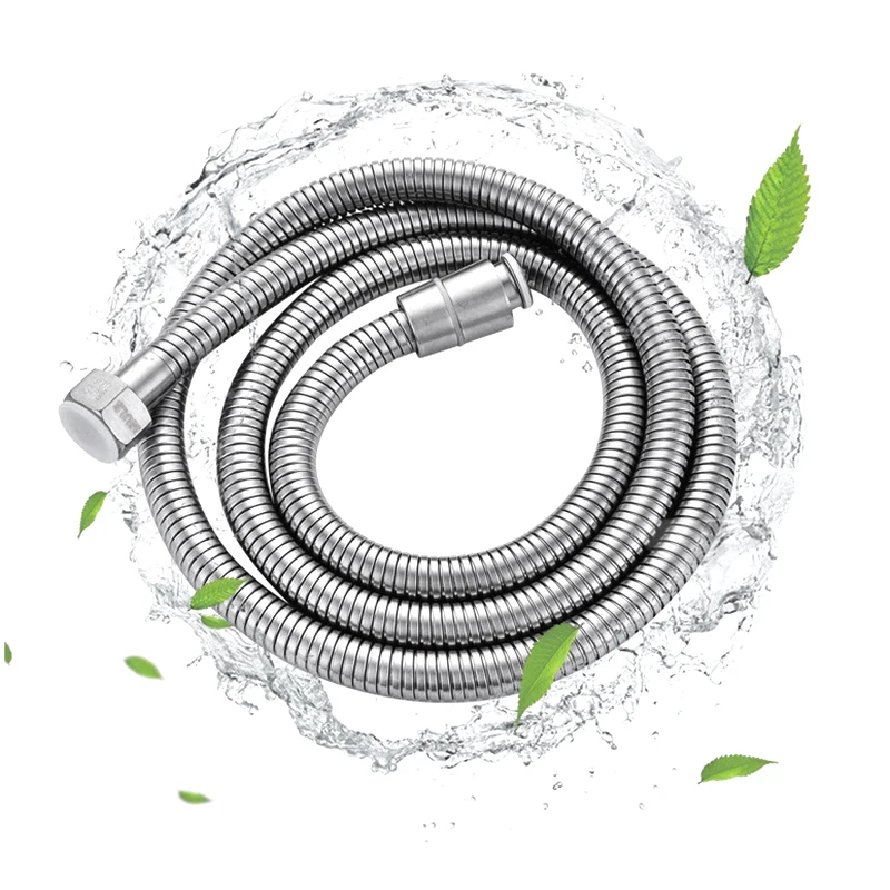 304 Stainless Steel 1.5 M Shower Hose Encrypted Shower Metal Hose Spray Head Connected Shower Hoses
