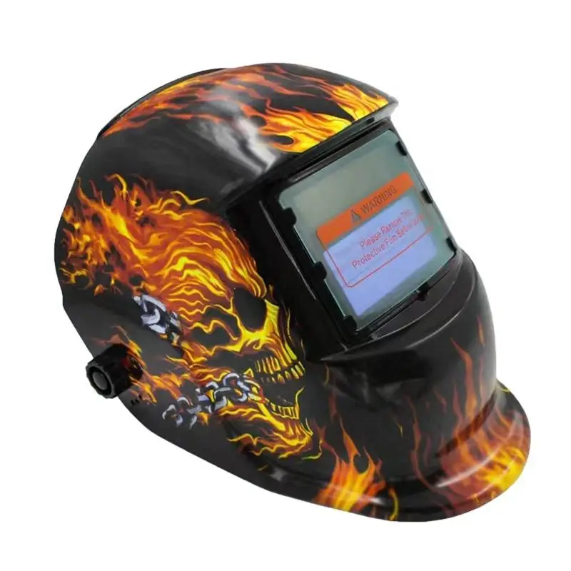 Solar Auto Dimming Welding Mask Adjustable Brightness Head-mounted Welder Mask