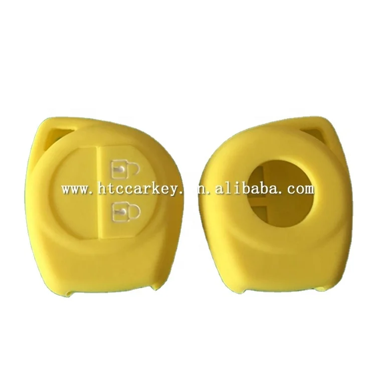 Auto key 2 button silicone car key cover for suzuk
