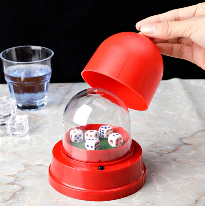 Electric Dice Cup Electric Shaker Automatic Bar Dice Cup Battery Dice Roller Cup
